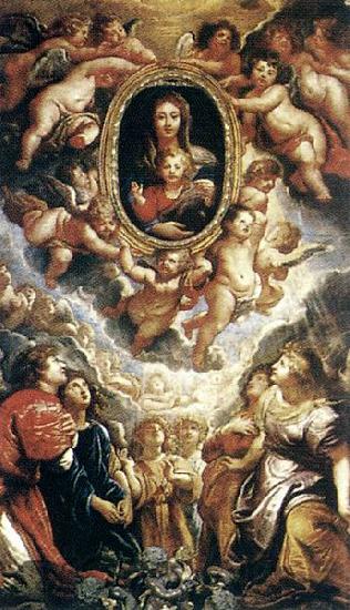 Peter Paul Rubens Madonna Adored by Angels France oil painting art